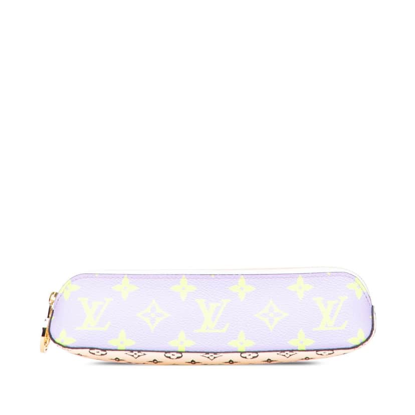 Louis Vuitton Monogram Giant Elizabeth Pencil Case Purple Canvas Good condition - Front View