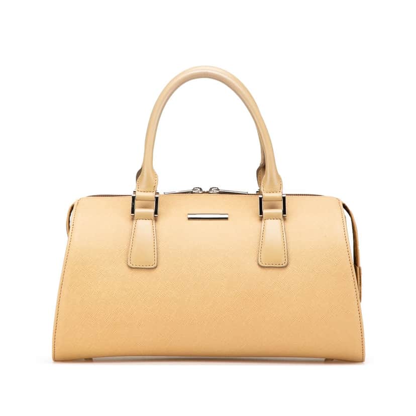 Burberry Leather Handbag Brown Leather Good condition - Front View