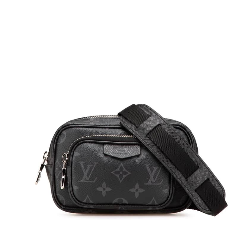 Louis Vuitton Monogram Eclipse Taigarama Outdoor Pouch Black Canvas Good condition - Front View