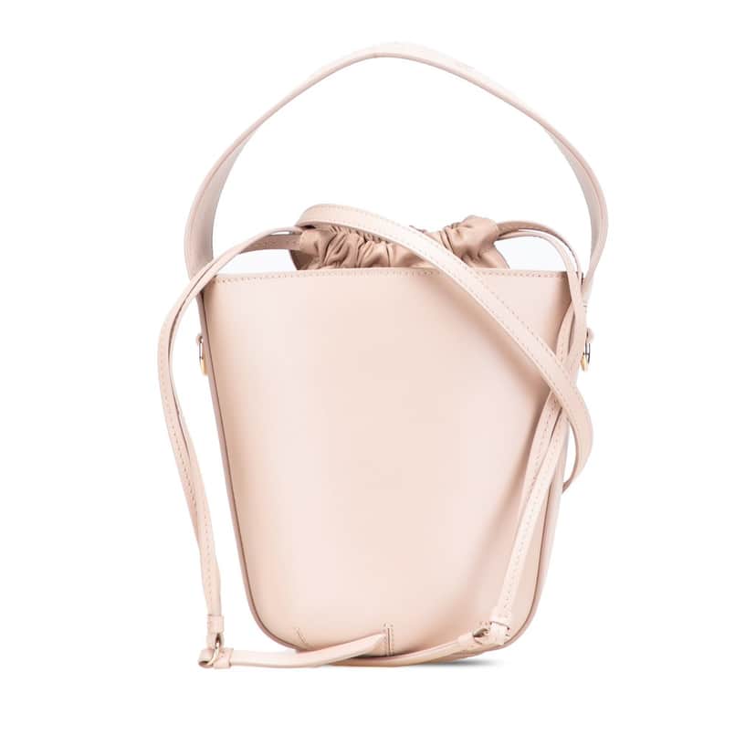Chloé Calfskin Sense Bucket Bag Brown Leather Good condition - Front View