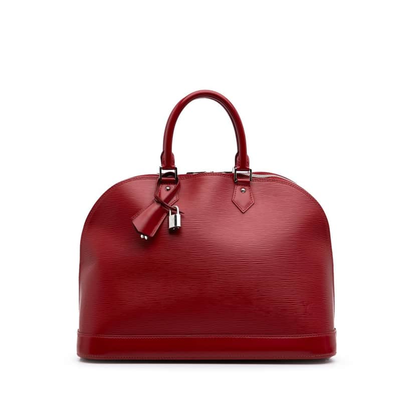 Louis Vuitton Epi Alma GM Red Leather Good condition - Front View