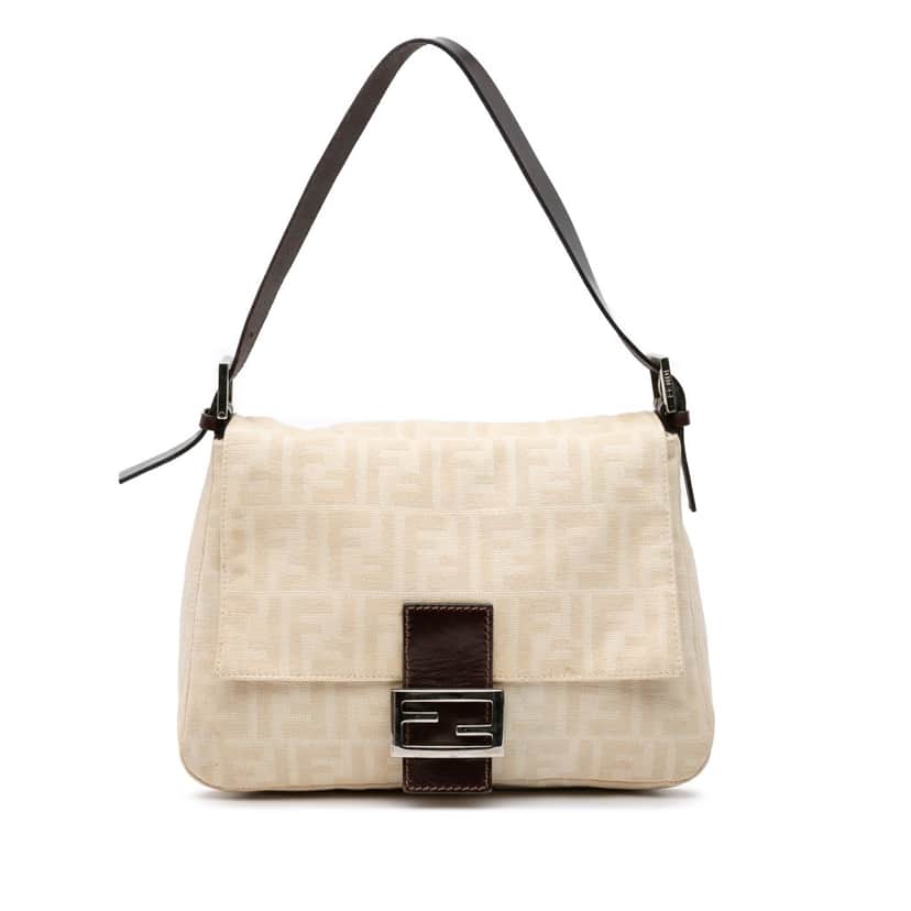 Fendi Zucca Canvas Mamma Forever Brown Canvas Good condition - Front View