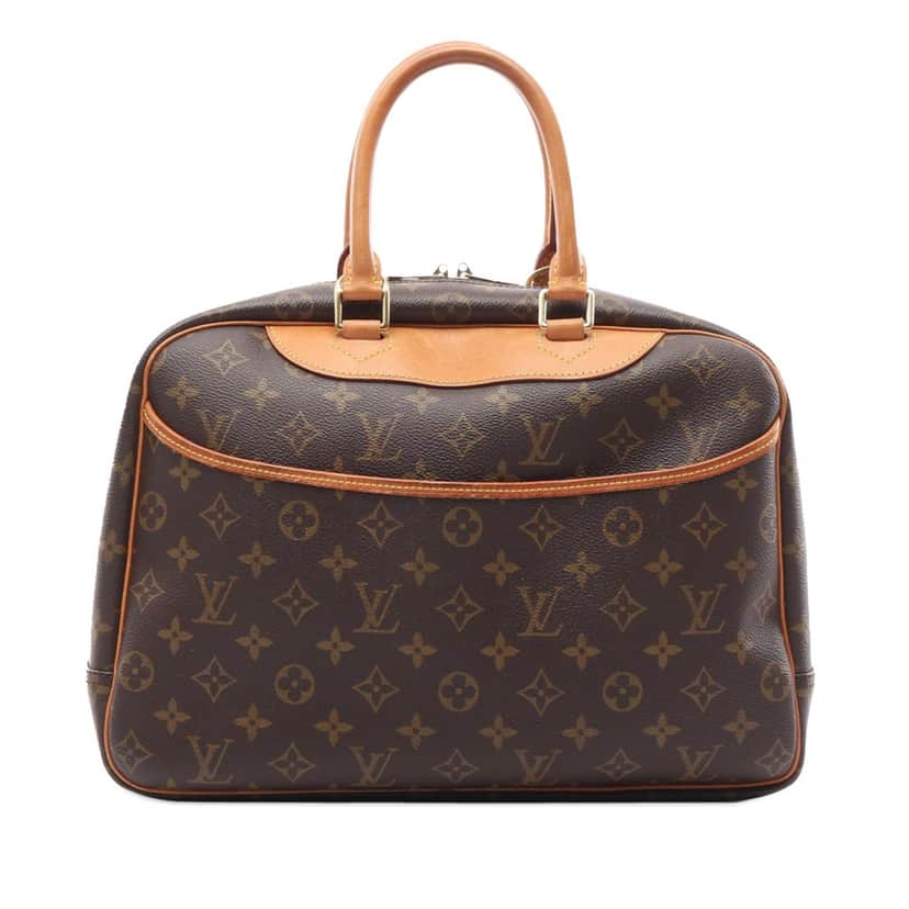 Louis Vuitton Monogram Deauville Brown Canvas Good condition - Front View