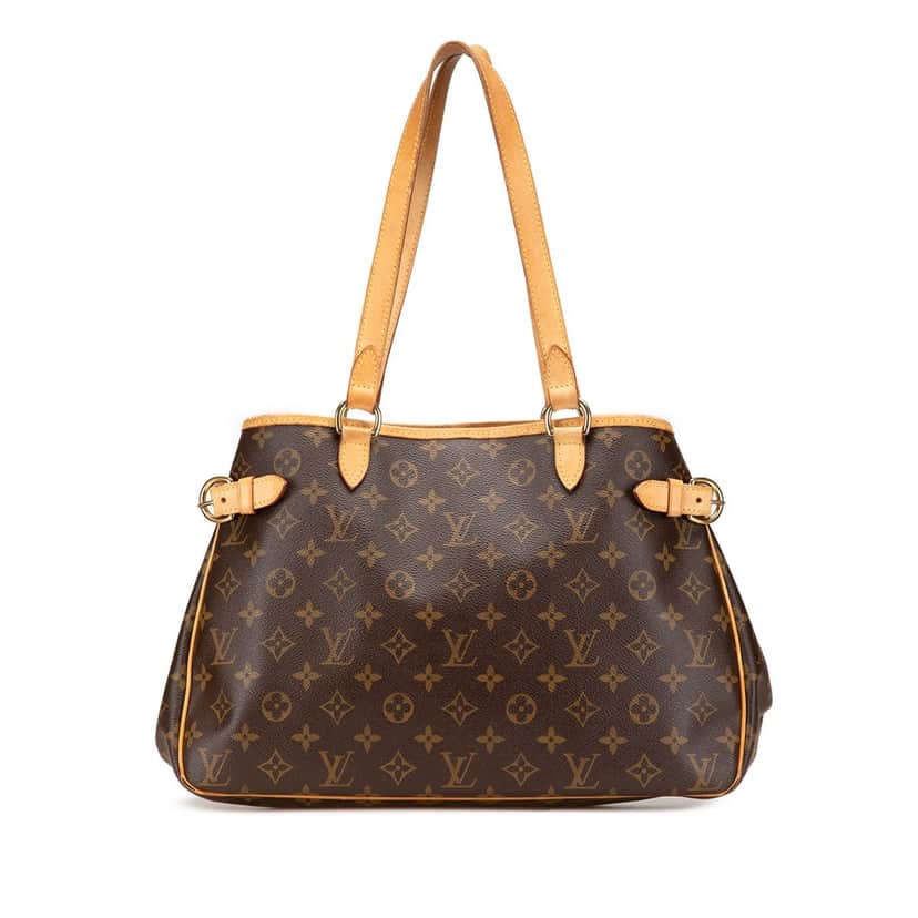 Louis Vuitton Monogram Batignolles Horizontal Brown Canvas Good condition - Front View