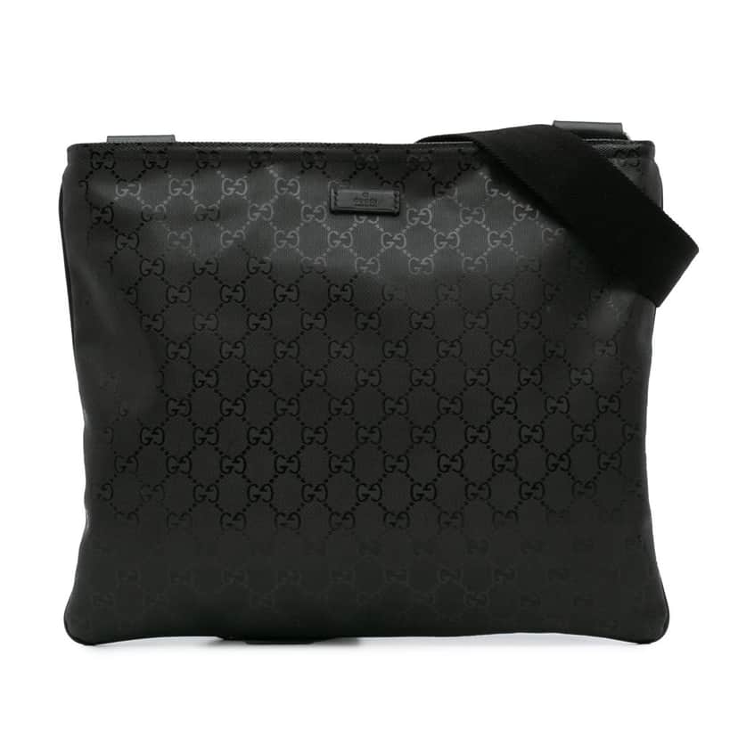Gucci GG Imprime Crossbody Black Canvas Good condition - Front View