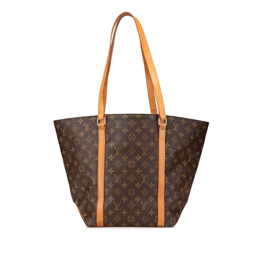 Louis Vuitton Monogram Sac Shopping Brown Canvas Good condition - Front View