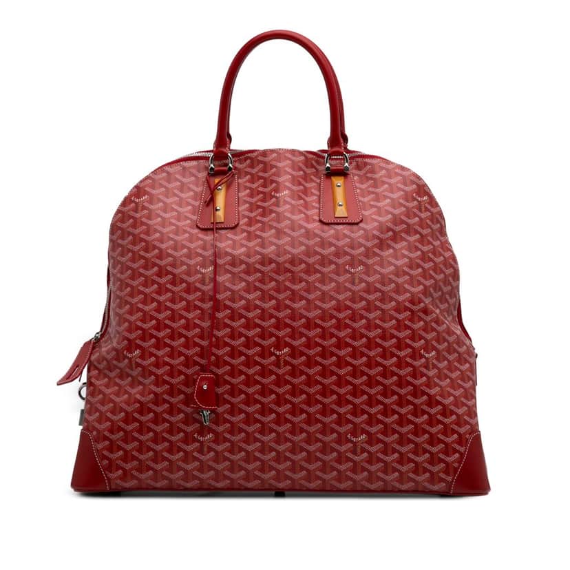 Goyard Goyardine Vendome GM Red Canvas Good condition - Front View