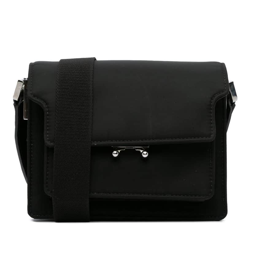Marni Mini Nylon Trunk Black Good condition - Front View