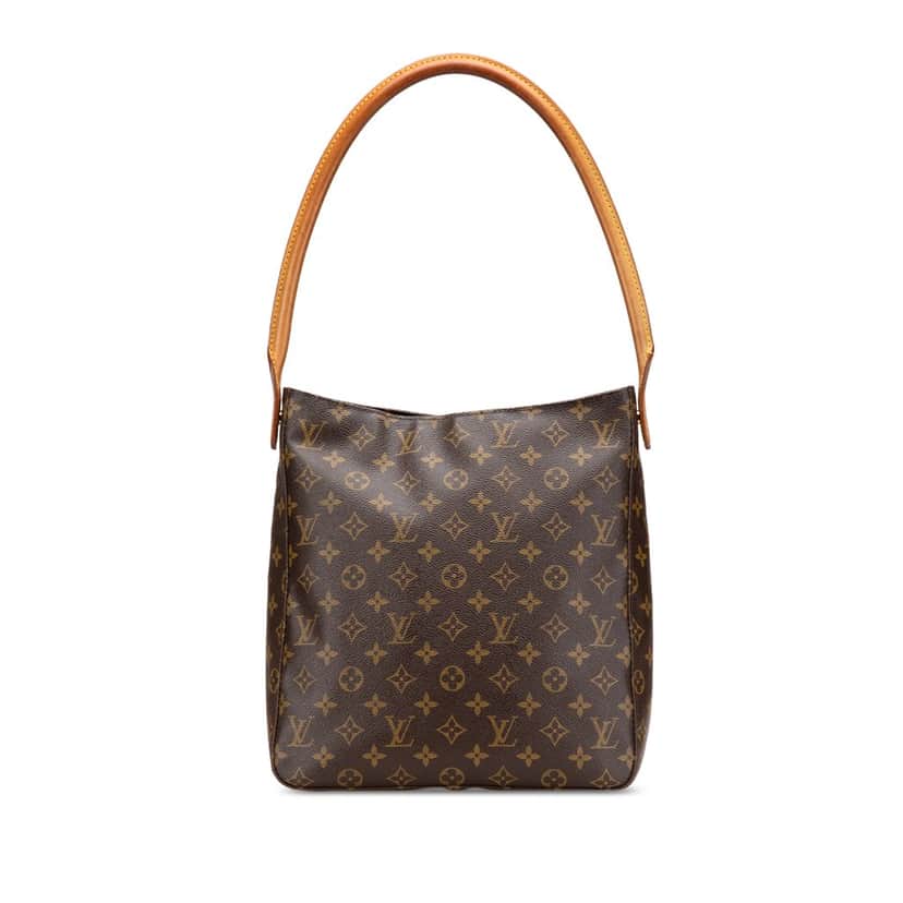 Louis Vuitton Monogram Looping GM Brown Canvas Good condition - Front View