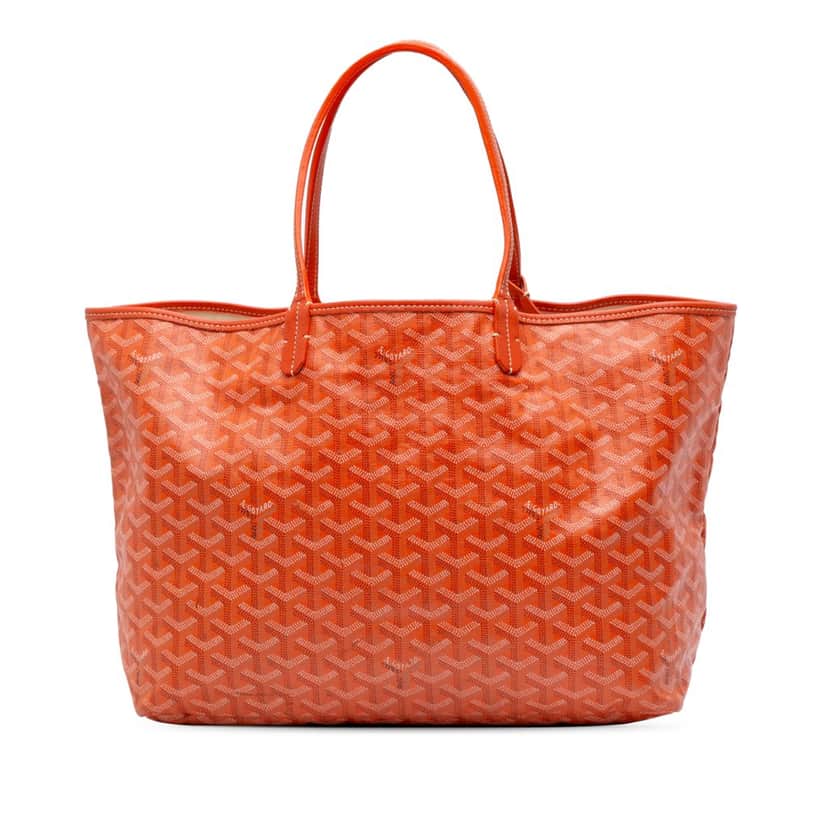 Goyard Goyardine Saint Louis PM Orange Canvas Good condition - Front View