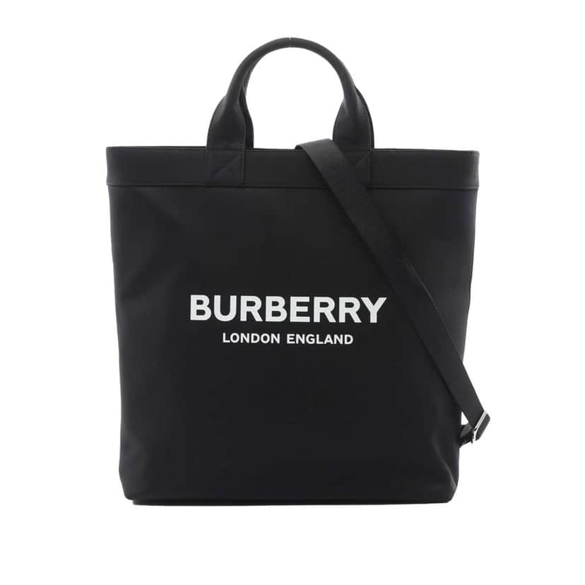 Burberry Econyl Logo Artie Convertible Tote Black Good condition - Front View
