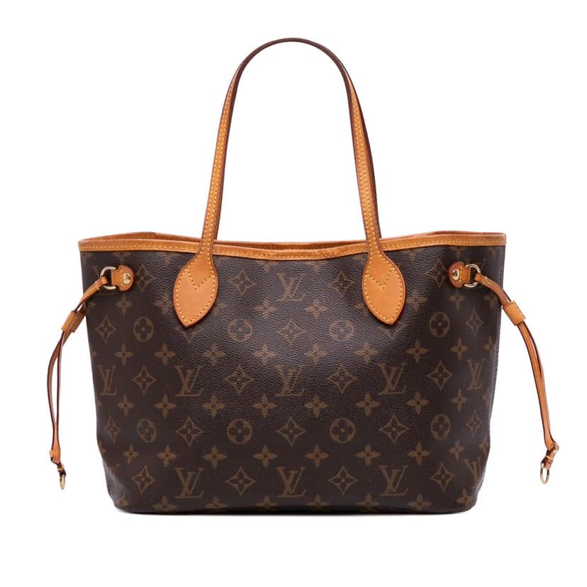 Louis Vuitton Monogram Neverfull PM Brown Canvas Good condition - Front View