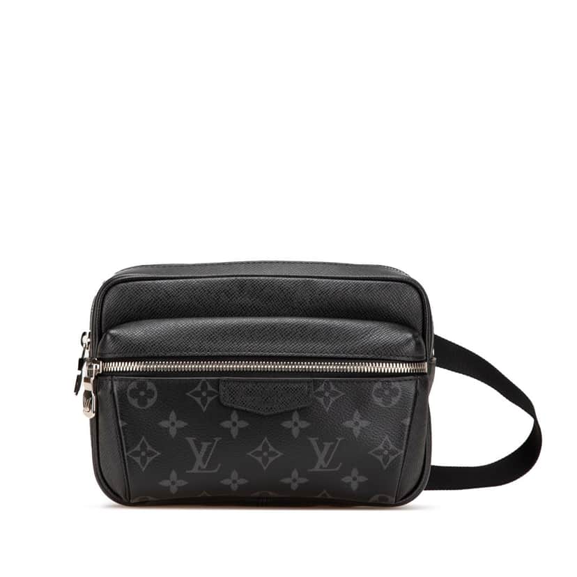 Louis Vuitton Monogram Taigarama Outdoor Bumbag Black Canvas Good condition - Front View