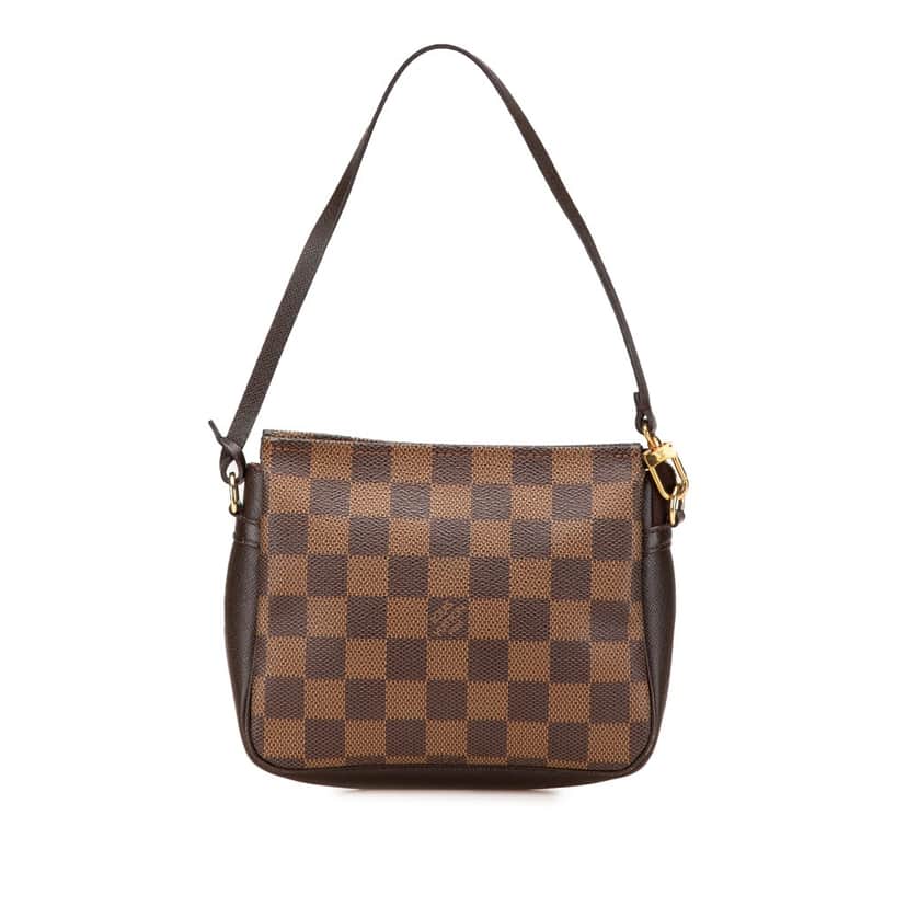 Louis Vuitton Damier Ebene Trousse Pochette Brown Canvas Good condition - Front View
