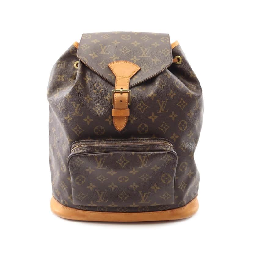 Louis Vuitton Monogram Montsouris GM Brown Canvas Good condition - Front View