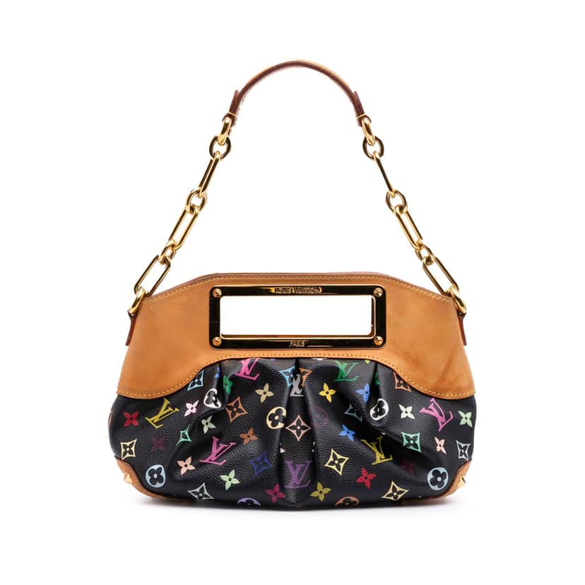 Louis Vuitton Monogram Multicolore Judy PM Black Canvas Good condition - Front View