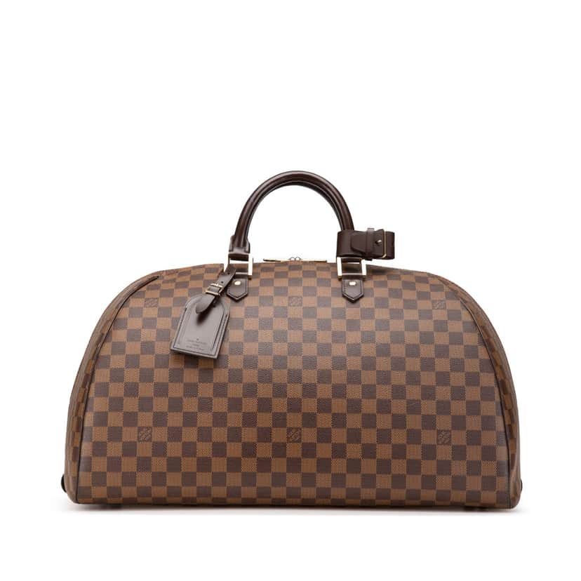 Louis Vuitton Damier Ebene Ribera GM Brown Canvas Good condition - Front View