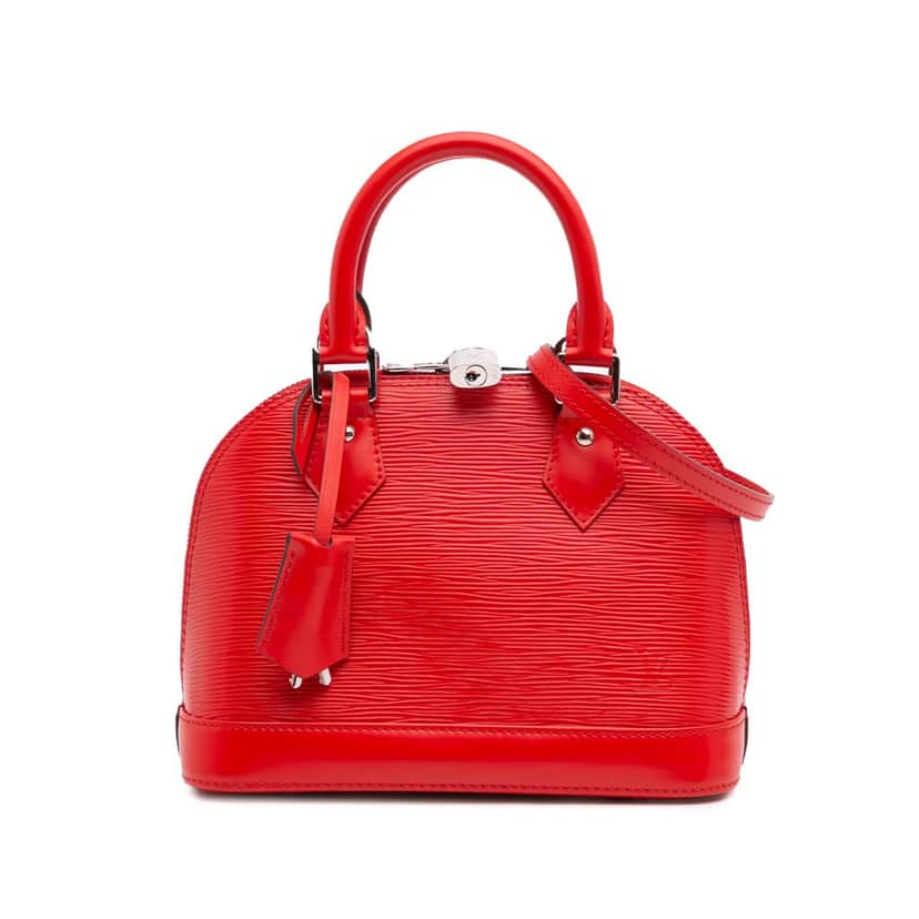 Louis Vuitton Epi Alma BB Red Leather Good condition - Front View