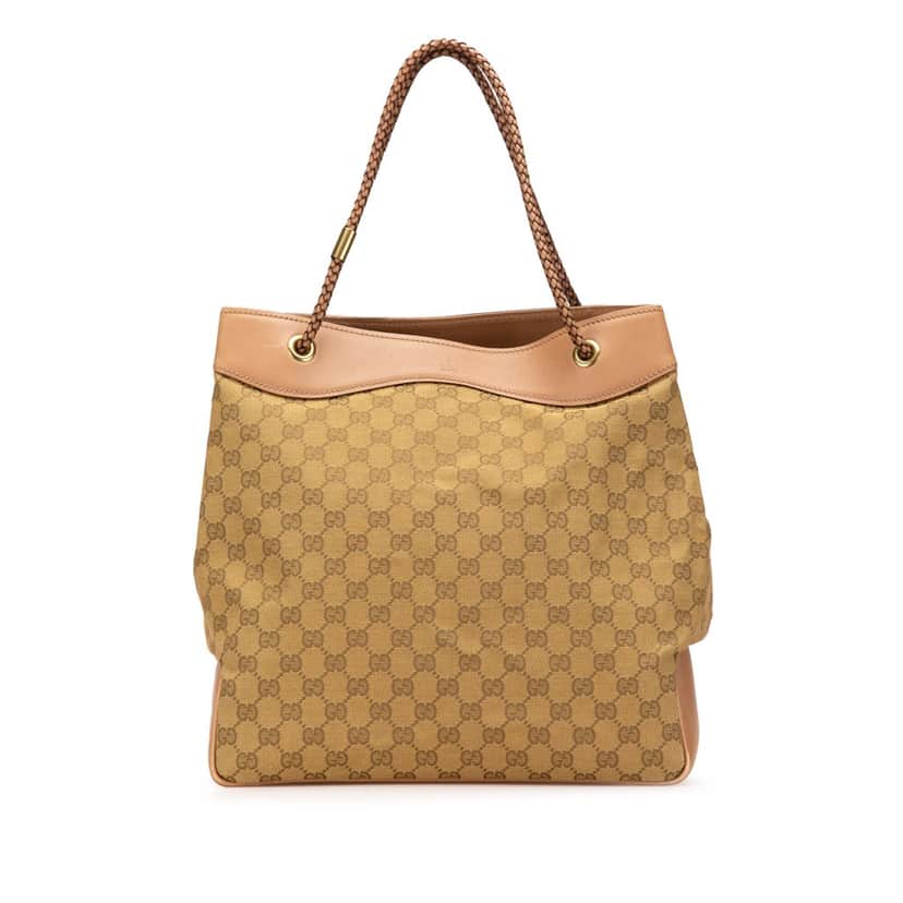 Gucci GG Canvas Gifford Tote Orange Canvas Good condition - Front View