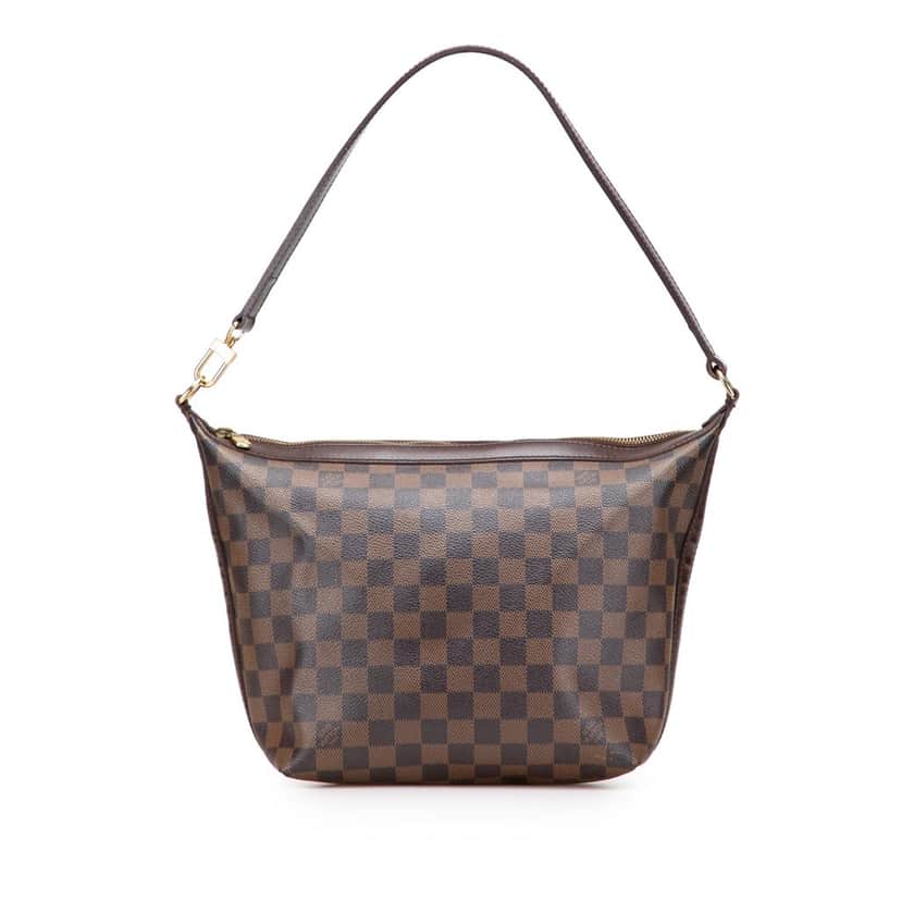 Louis Vuitton Damier Ebene Illovo MM Brown Canvas Good condition - Front View