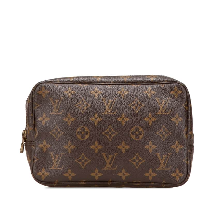 Louis Vuitton Monogram Trousse Toilette 23 Brown Canvas Good condition - Front View