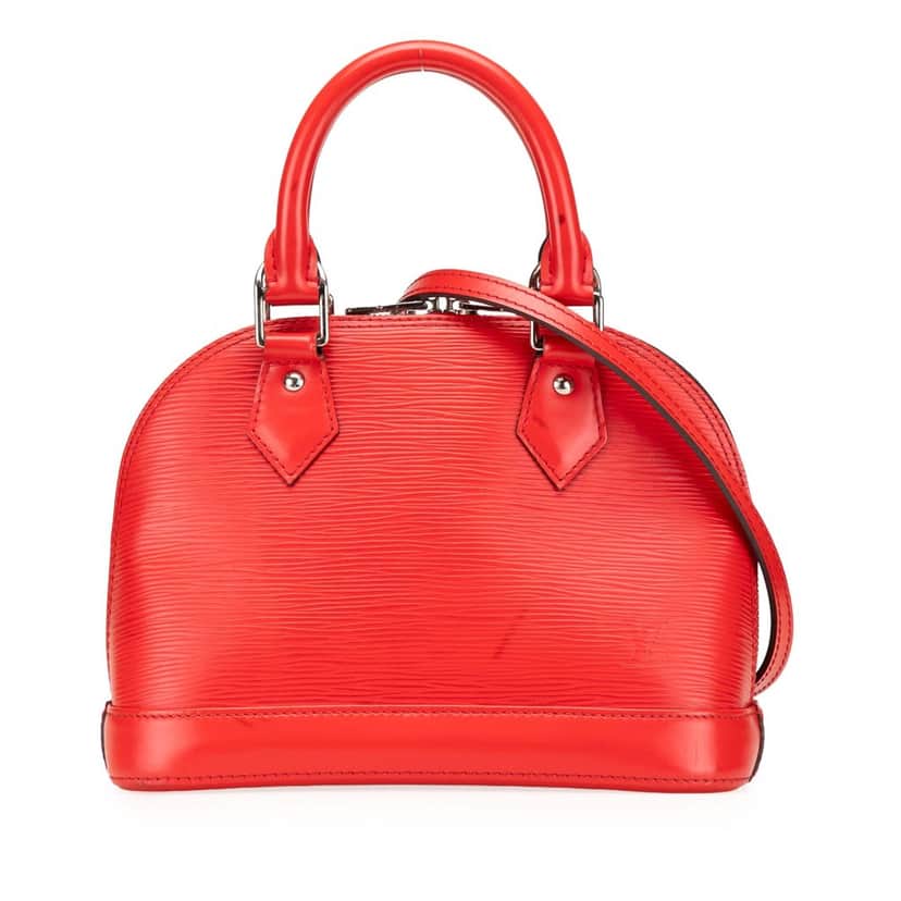 Louis Vuitton Epi Alma BB Red Leather Good condition - Front View