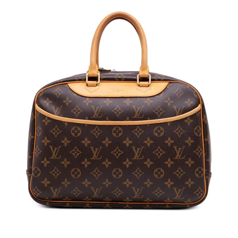Louis Vuitton Monogram Deauville Brown Canvas Good condition - Front View