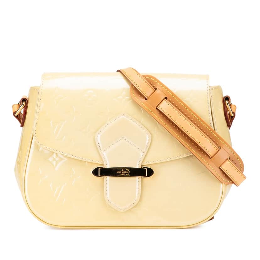 Louis Vuitton Monogram Vernis Bellflower GM Brown Leather Good condition - Front View