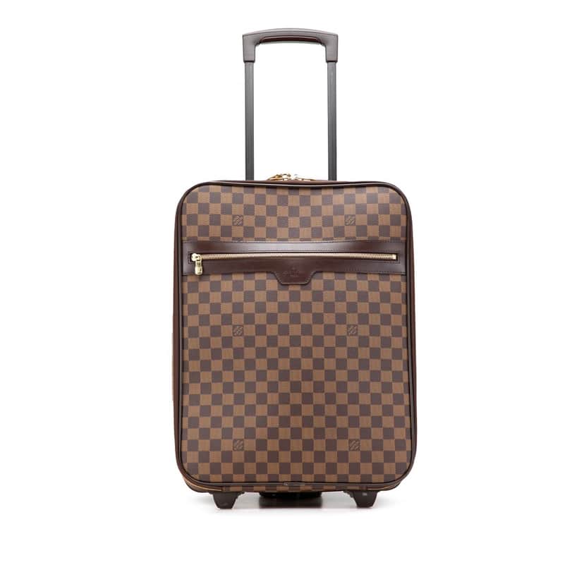 Louis Vuitton Damier Ebene Pegase 45 Brown Canvas Very good condition - Front View