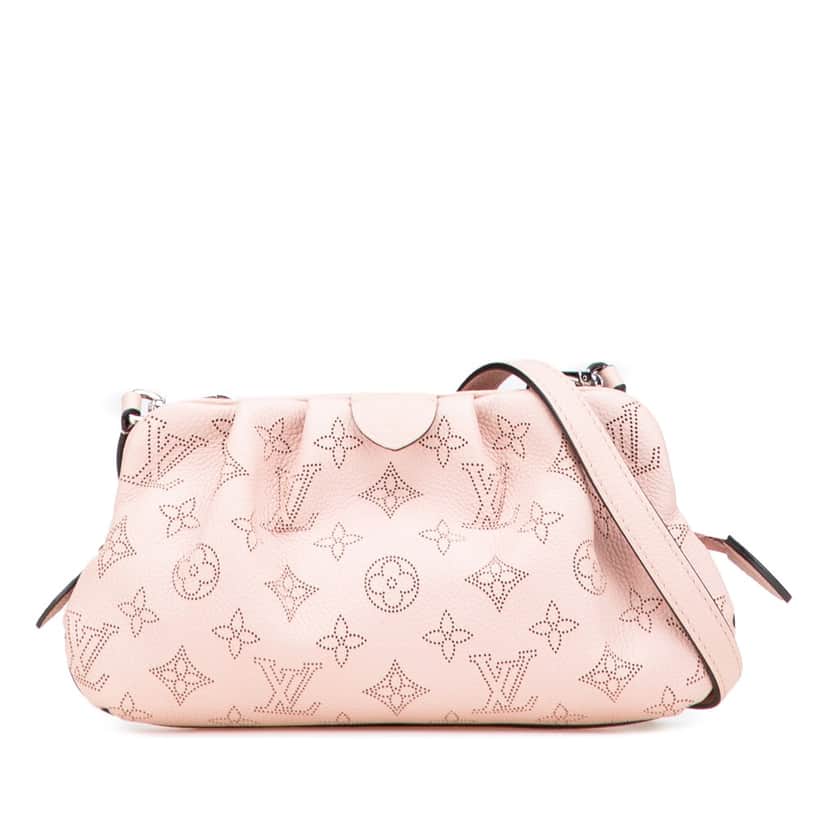 Louis Vuitton Monogram Mahina Scala Mini Pouch Pink Leather Very good condition - Front View