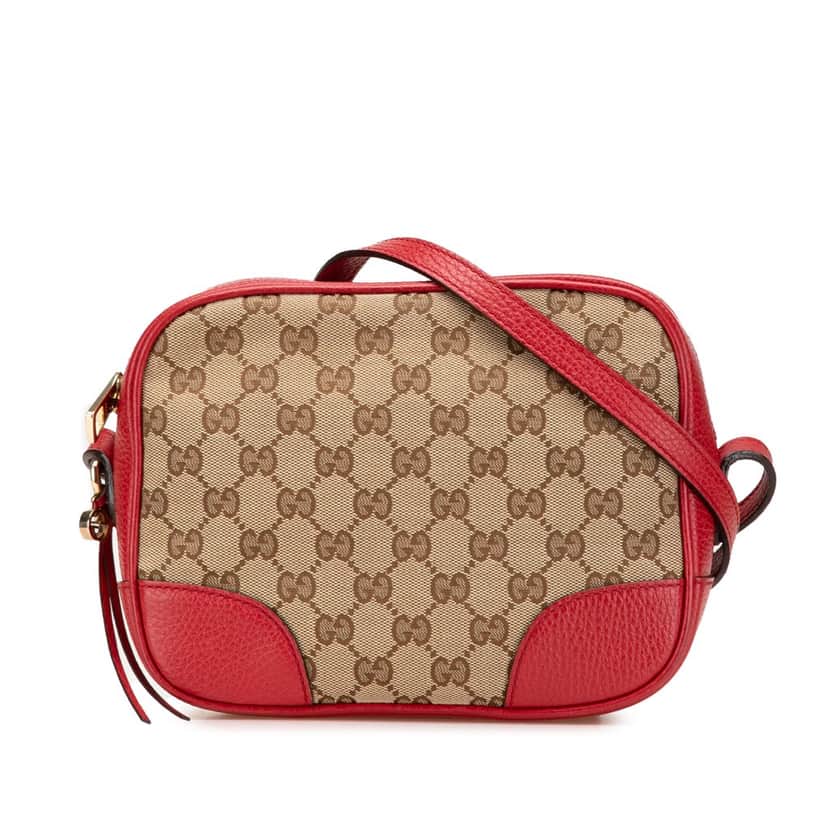 Gucci GG Canvas Bree Crossbody Brown Canvas Good condition - Front View