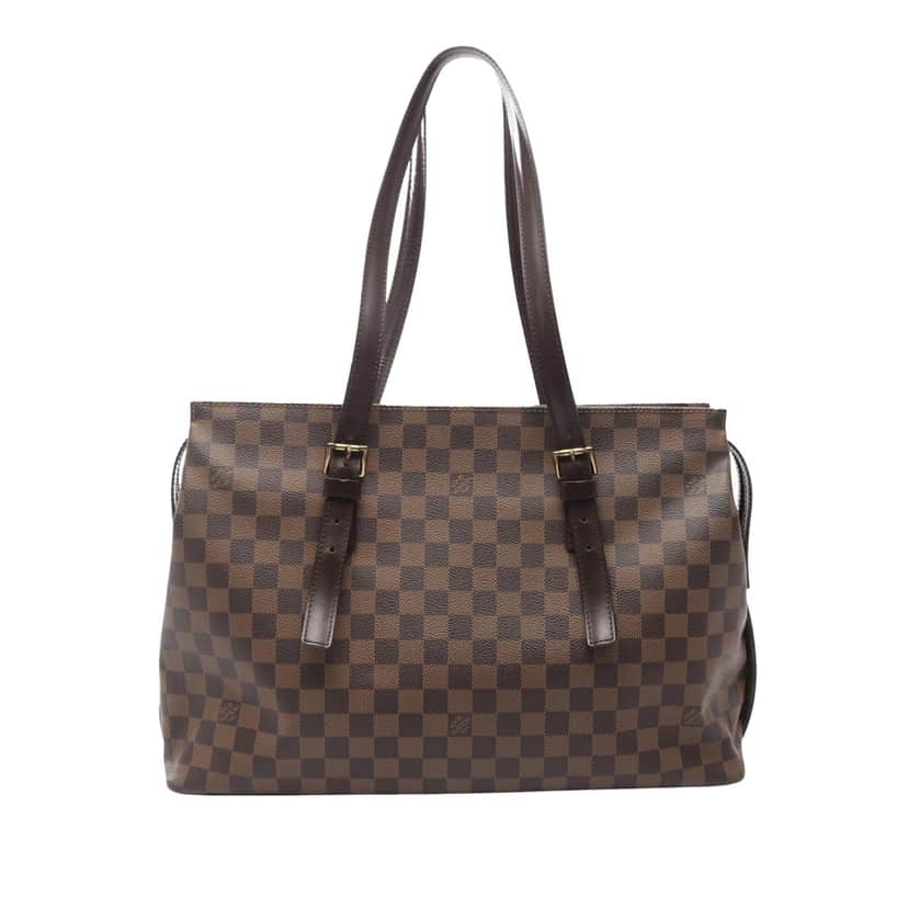Louis Vuitton Damier Ebene Chelsea Brown Canvas Good condition - Front View
