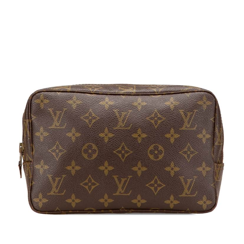 Louis Vuitton Monogram Trousse Toilette 23 Brown Canvas Good condition - Front View