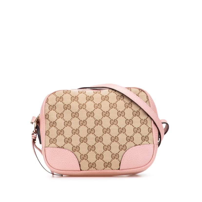 Gucci GG Canvas Bree Crossbody Brown Canvas Good condition - Front View