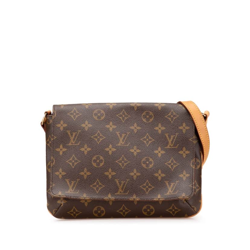Louis Vuitton Monogram Musette Tango Short Strap Brown Canvas Good condition - Front View