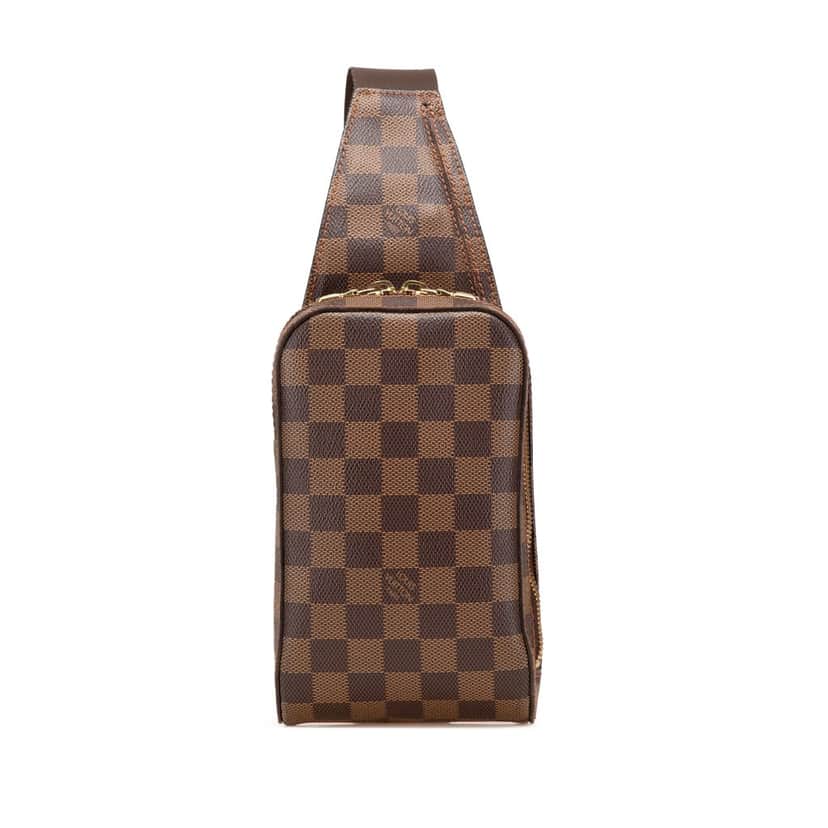 Louis Vuitton Damier Ebene Geronimos Brown Canvas Good condition - Front View