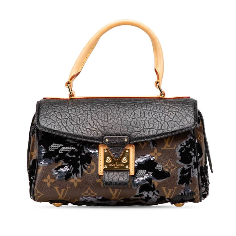 Louis Vuitton Monogram Fleur De Jais Carrousel Brown Canvas Good condition - Front View