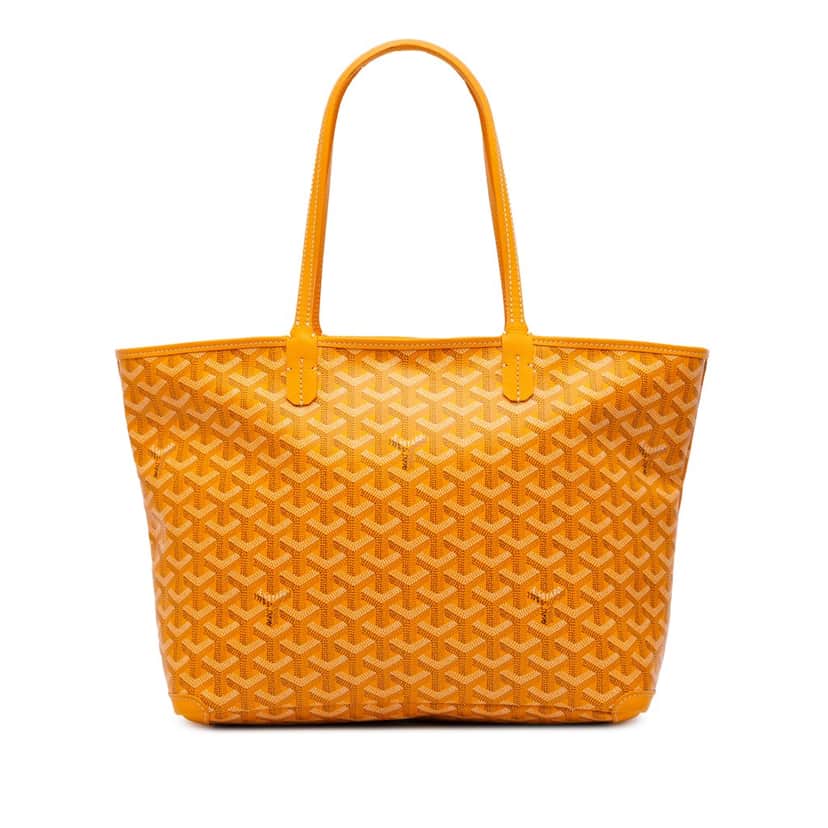 Goyard Goyardine Artois PM Yellow Canvas Good condition - Front View