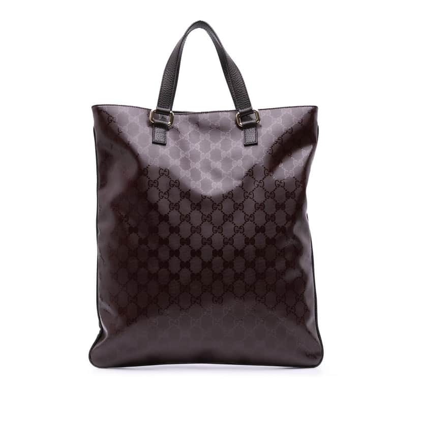Gucci GG Imprime Tote Brown Canvas Good condition - Front View