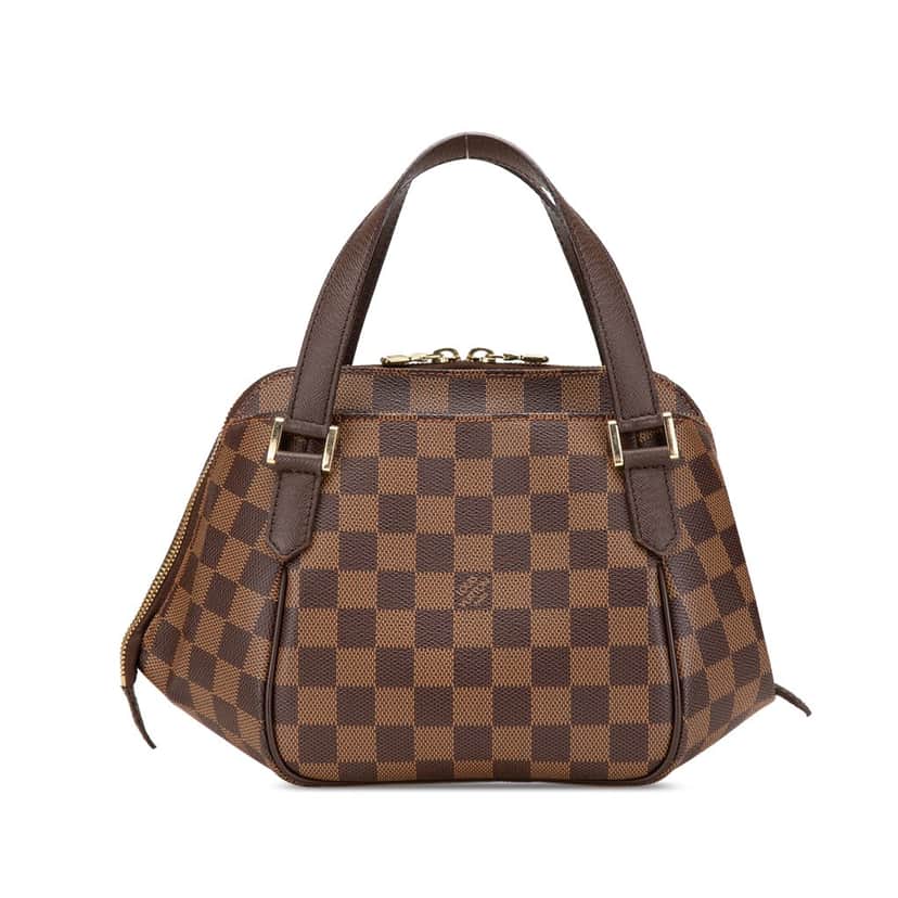 Louis Vuitton Damier Ebene Belem PM Brown Canvas Good condition - Front View