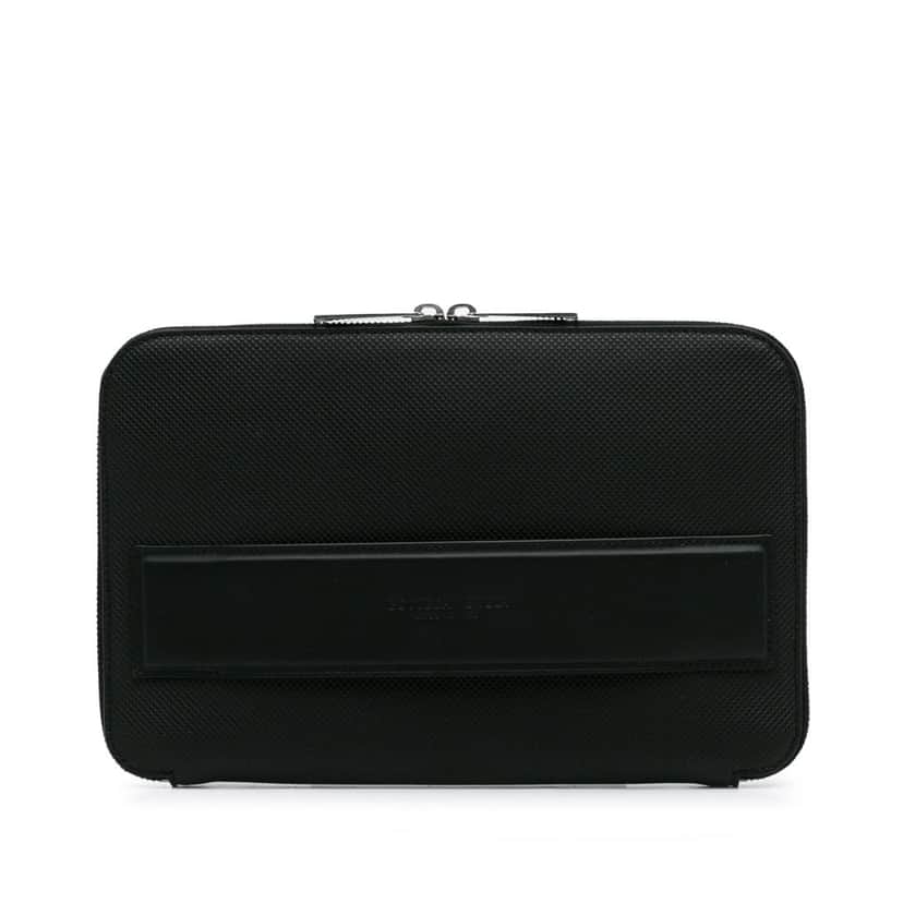 Bottega Veneta Leather Document Holder Black Leather Good condition - Front View