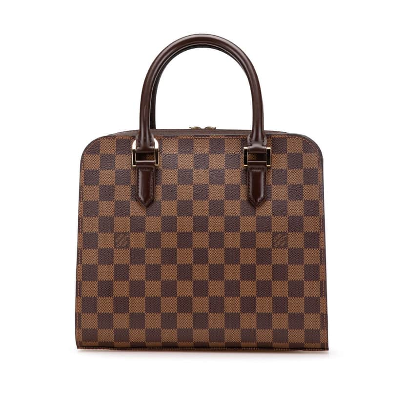 Louis Vuitton Damier Ebene Triana Brown Canvas Good condition - Front View