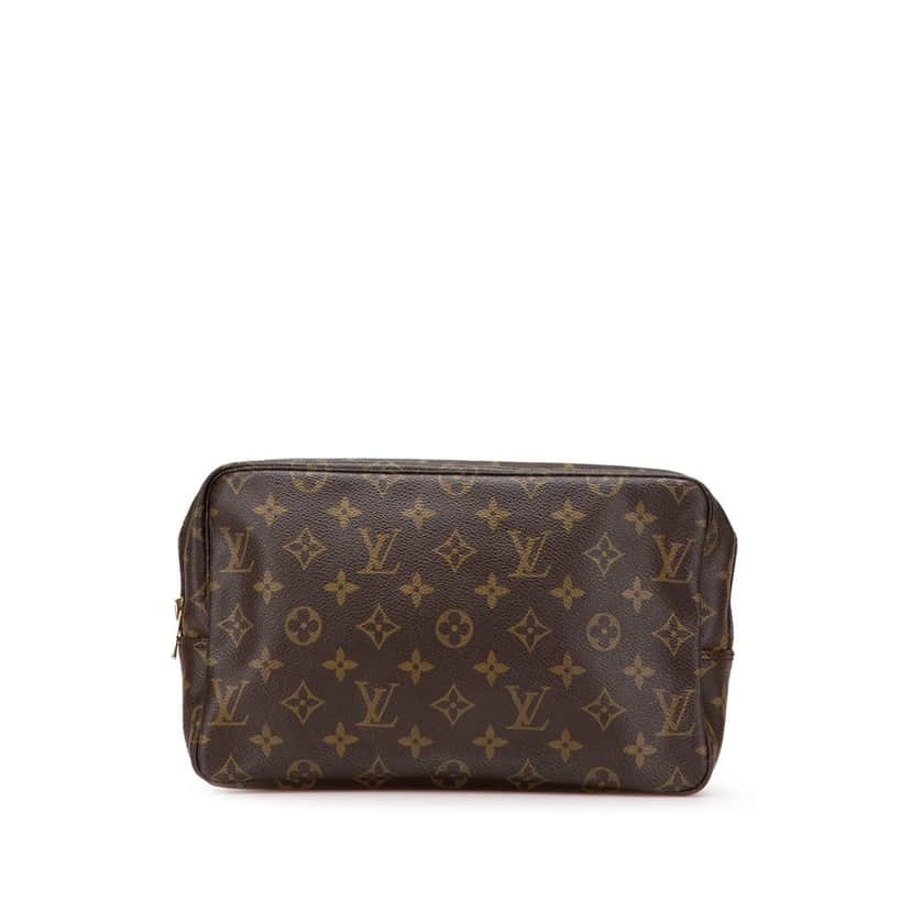 Louis Vuitton Monogram Trousse Toilette 28 Brown Canvas Good condition - Front View