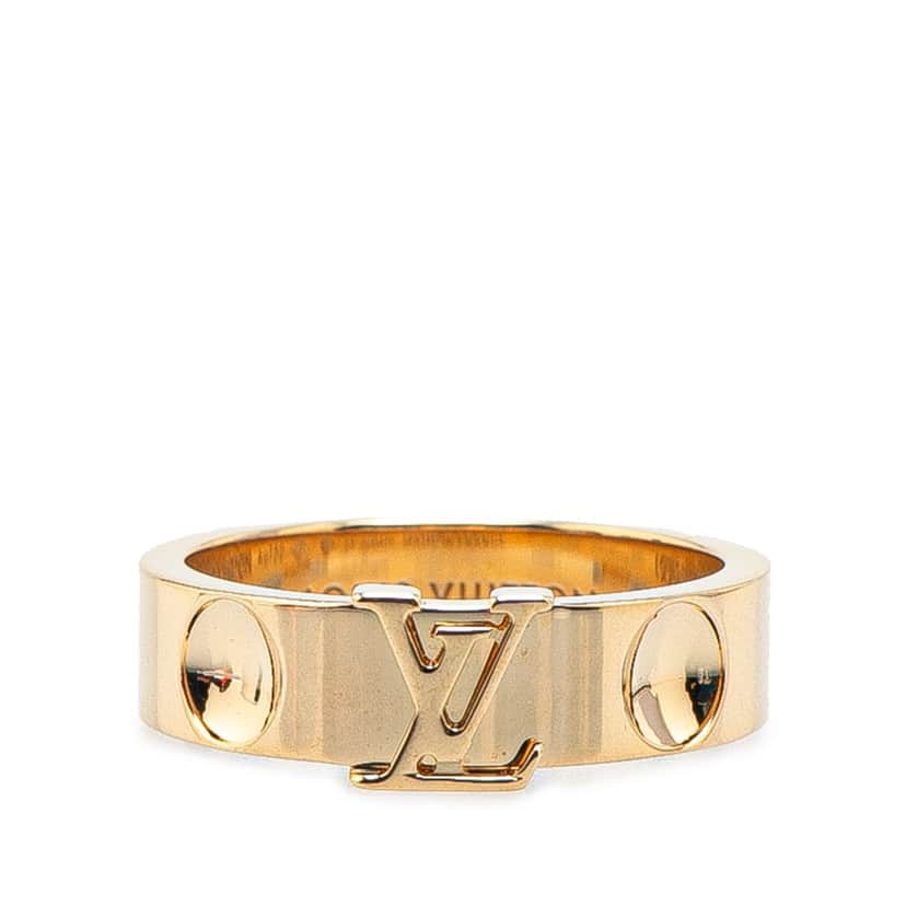 Louis Vuitton 18K Yellow Gold Empreinte Ring Gold Gold Good condition - Front View
