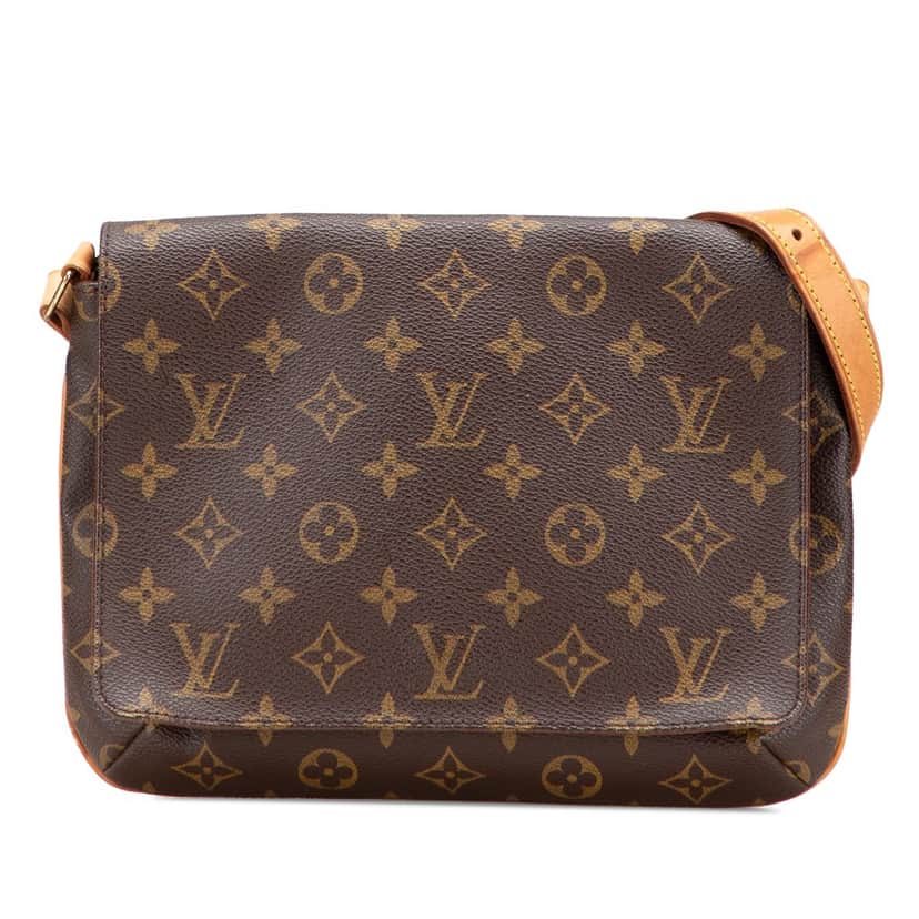 Louis Vuitton Monogram Musette Tango Short Strap Brown Canvas Good condition - Front View