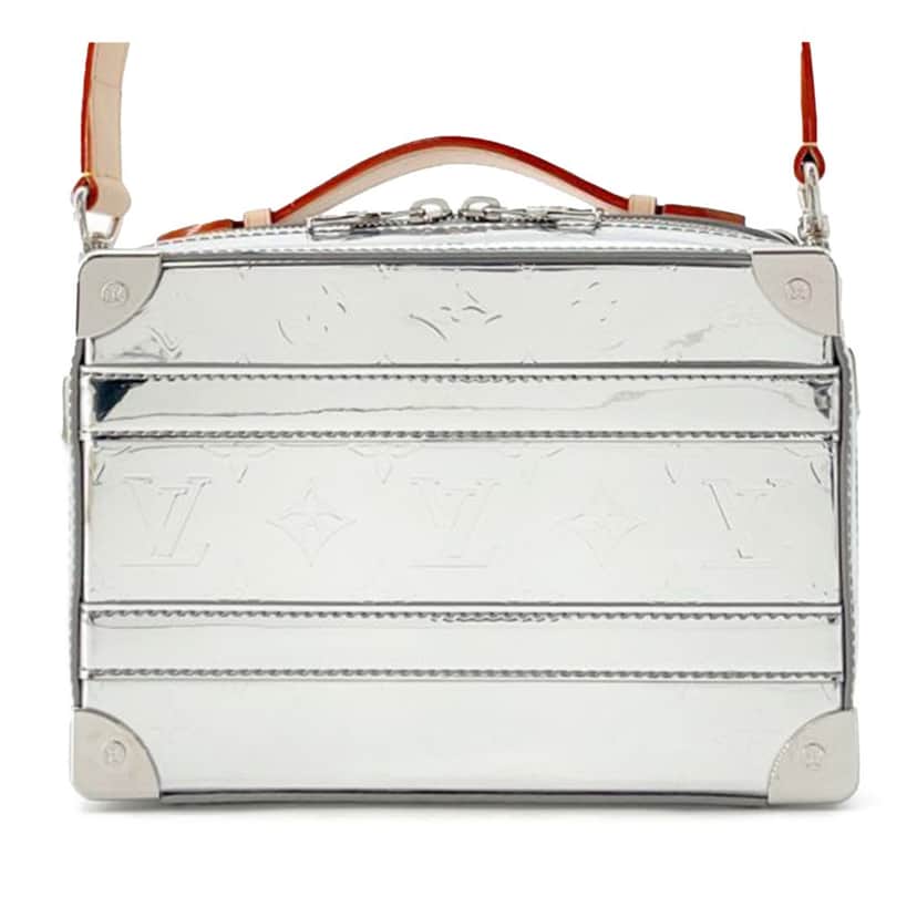 Louis Vuitton Monogram Miroir Soft Trunk Handle Bag Silver Good condition - Front View
