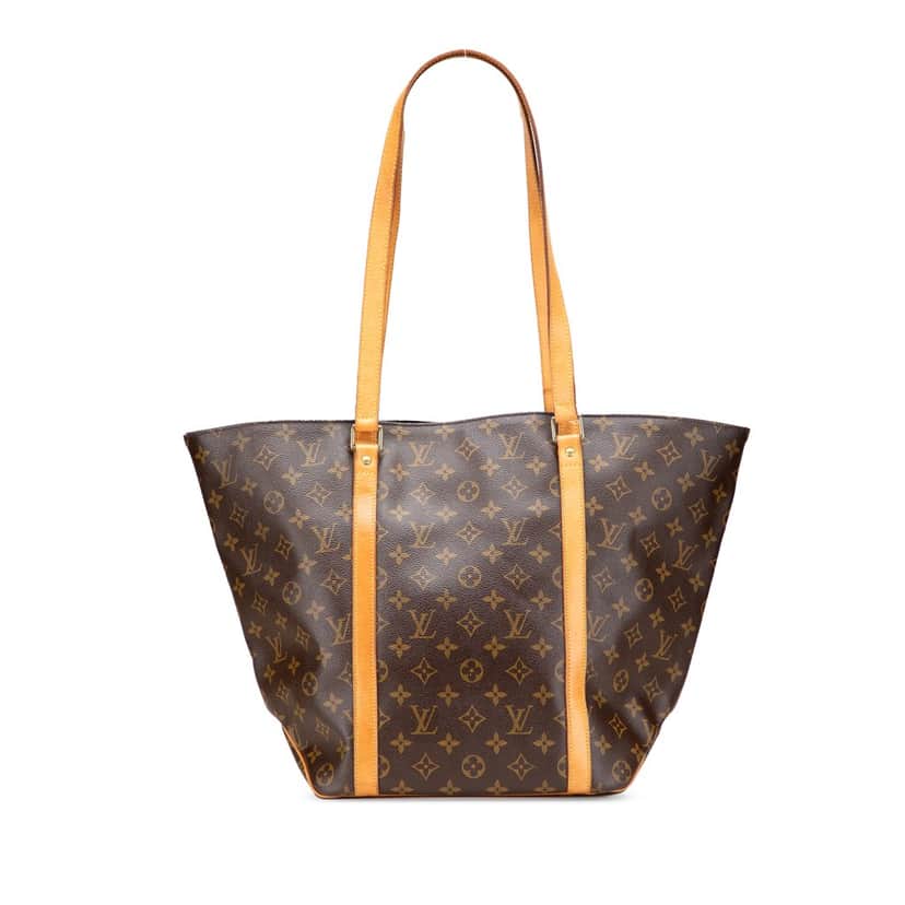 Louis Vuitton Monogram Sac Shopping Brown Canvas Good condition - Front View