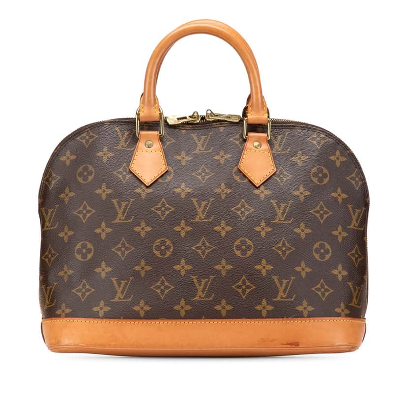 Louis Vuitton Monogram Alma PM Brown Canvas Good condition - Front View