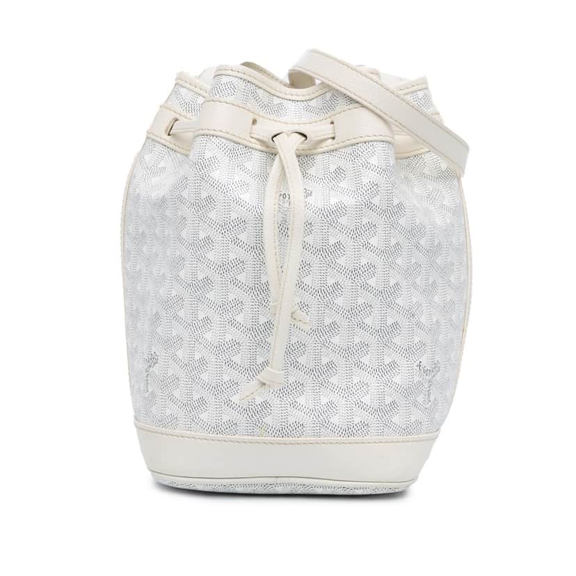 Goyard Goyardine Petit Flot White Canvas Very good condition - Front View