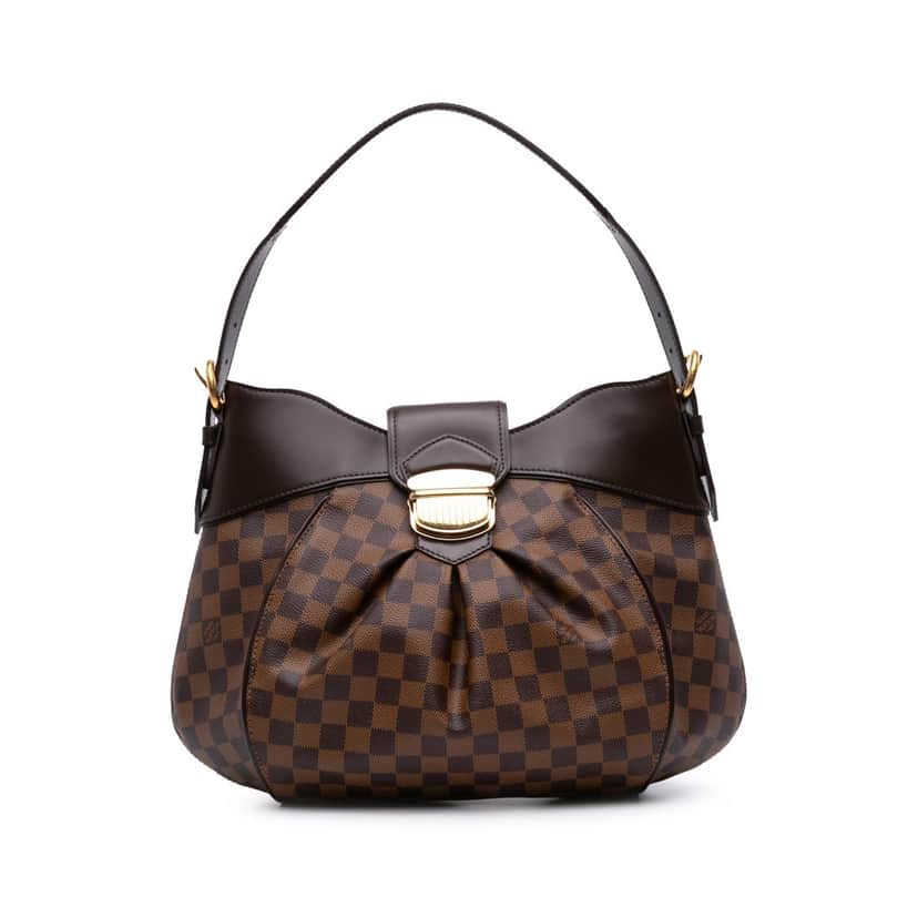 Louis Vuitton Damier Ebene Sistina PM Brown Canvas Good condition - Front View